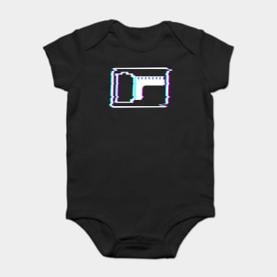 35mm Film Photography Vaporwave Aesthetic Glitch Art Baby Bodysuit